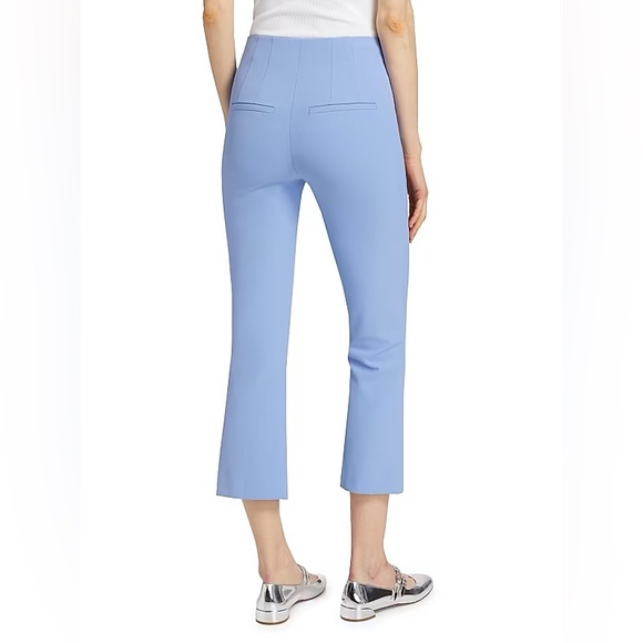 Veronica Beard Jaya Pintuck Crop Pants in Sky Blue, size 10 - Picture 14 of 14